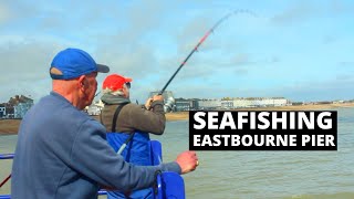 Sea fishing Vlog Eastbourne Pier Lessons from Locals [upl. by Hpesoj]