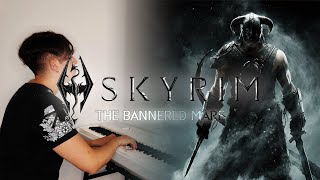 TES V Skyrim  The Bannered Mare  Piano Version [upl. by Keele]