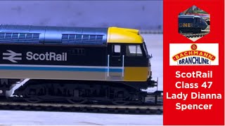 Scotrail Class 47 Lady Dianna Spencer  Bachmann Class 47  Unboxing and Review [upl. by Janene]