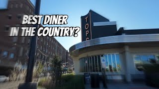 Named Best Diner in America Tops Diner in East Newark NJ  Our first time eating here [upl. by Yenffit92]