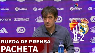 REAL VALLADOLID  REAL MADRID  Rueda de prensa PACHETA ARBITRAJE FRESNEDA VINI  DIARIO AS [upl. by Charis]