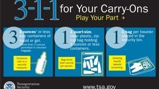 What to pack Toiletries Makeup TSA 311 for your Carryons [upl. by Aneet]