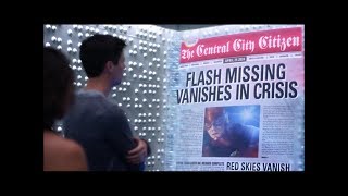 Thawne ayuda a Barry  Barry y Nora viajan al pasado parte 4  THE FLASH 5X08 [upl. by Yedok]