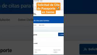 💥Cita Pasaporte saime shorts saime pasaporte pasaportevenezolano [upl. by Dilisio]