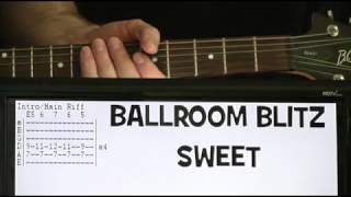 Sweet Ballroom Blitz Guitar Guitar Chords Lesson amp Tab Tutorial Also by Krokus amp Tia Carrere [upl. by Nurat]