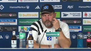 HSV Pressekonferenz vor dem Spiel gegen Hertha BSC [upl. by Kelwunn]