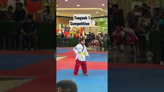 Taekwondo Poomsae Taegeuk 1 1st Competition [upl. by Esinahs]