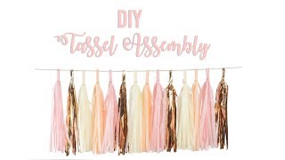 DIY Tassel Assembly Instructions [upl. by Waylon]