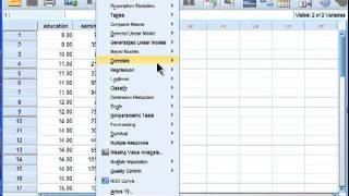 Linear Regression  SPSS part 1 [upl. by Nylasoj347]