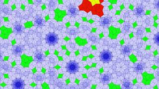 Nonlocal Game of Life in 2D Quasicrystals  Walk of Life [upl. by Yeorgi]