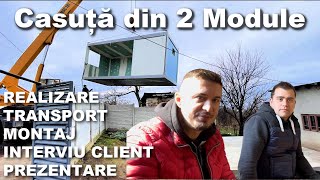 CASA DIN 2 CONTAINERE MODULARE IN CRAIOVA PENTRU LOCUIT PERMANENT  Part 1 [upl. by Vail]