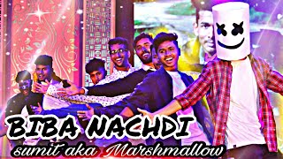 BIBA NACHDI  Sumit aka Marshmellow Dance Cover  Neerja Ravenshaw University [upl. by Aeki430]