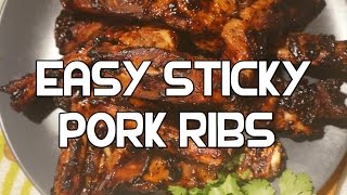 Super Easy Chinese Pork Ribs Recipe [upl. by Dedra]