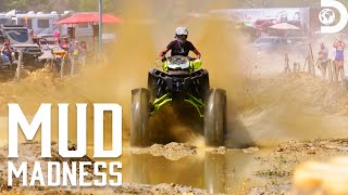 AJ’s Massive ATV vs Josh Carmon  Mud Madness  Discovery [upl. by Amsden]