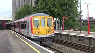 Cardiff Queen Street train station train going to Penarth [upl. by Assilev]