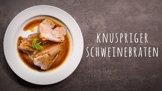 Schweinebraten Rezept [upl. by Onidranreb396]