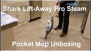 Shark LiftAway Pro Steam Pocket Mop Product Review Unboxing Arrival Video [upl. by Eilsehc]