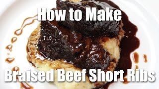 Braised Beef Short Rib Recipe  Restaurant Style [upl. by Judas141]