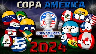 Asi fue la COPA AMERICA USA 2024  countryballs [upl. by Gerstein]