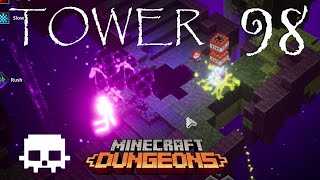 Minecraft Dungeons  Tower 98 Default No Commentary Gameplay [upl. by Eirbua]