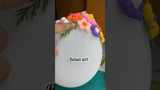 বেলুনের ওপর art 😱😱 diy craft shorts [upl. by Ehud]