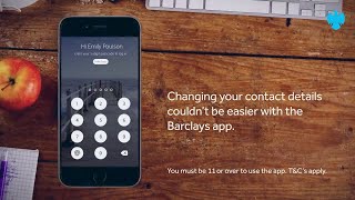 The Barclays app  How to change your personal details [upl. by Venuti]