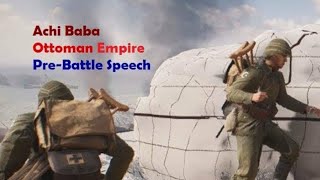 Battlefield 1  Achi Baba Ottoman Prebattle Speech [upl. by Cowey]