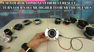 STOP BUYING CRAP 12 Mid Weight Tweeters BEST SELLERS Sound test and Over Look [upl. by Neret]