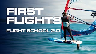 How to Windfoil  First Flights basics [upl. by Kcajyllib]