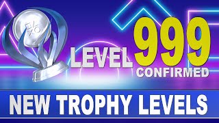 PS5 amp PS4 New Trophy Levels  Update New Level Calculation Structure amp New Trophy Level Icons [upl. by Anderegg]