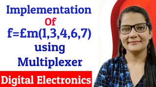 Implementing Given Minterm function using Multiplexer  Zeenat Hasan Academy [upl. by Ybab575]