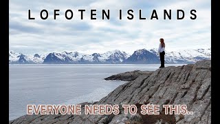 EVERYONE NEEDS TO SEE THIS  TOURING THE LOFOTEN ISLANDS [upl. by Ruford951]