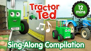 Sing With Ted On The Farm 🚜  Tractor Ted SingAlong Compilation 🎶  Tractor Ted Official Channel [upl. by Alejna]