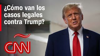 Así van los procesos legales contra el expresidente Trump [upl. by Zebulen223]