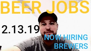 BREWERY JOBS Microbrewery Openings 21319 [upl. by Annaoy465]