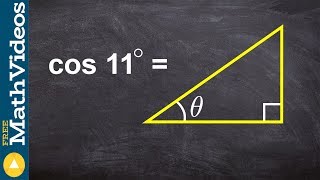 Find the value of cosine when given the angle [upl. by Bekaj500]