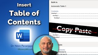 How to Create a Table of Contents in Microsoft Word shorts [upl. by Kcinom]