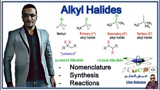 Organic Chemistry  Alkyl Halide Nomenclature Synthesis and Reactions [upl. by Lednew232]