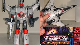 How to transform star raider Ferak Transformers legacy united voyager class figure cyclonus [upl. by Zadack438]