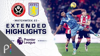 Sheffield United v Aston Villa  PREMIER LEAGUE HIGHLIGHTS  232024  NBC Sports [upl. by Lamson]