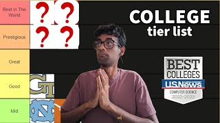 TOP 30 COMPUTER SCIENCE COLLEGES US News Rankings Tier List [upl. by Atiragram]