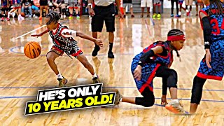 10 Year Old Has INSANE HANDLES Zander Pughsley Has That DAWG In HIM [upl. by Trinee]