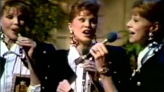 THE McGUIRE SISTERS sing a medley of their hits a capella 1990 [upl. by Orofselet]