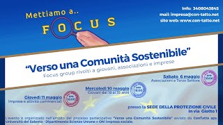 Percorso quotVerso una comunità sostenibilequot6 maggio 2023 Le associazioni di Erchie a confronto [upl. by Notniv]