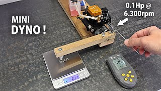 Simplest DYNO for RC Engines  Prony Brake Dynamometer [upl. by Kris]