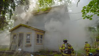 Working House Fire Hauppauge NY 053024 [upl. by Marena]