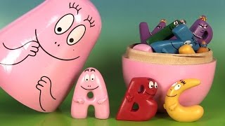 Alphabet des Barbapapa Abécédaire Learn French Letters [upl. by Uzzia]