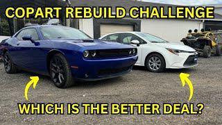 Copart Rebuild Challenge Who Got the Better Deal in the End [upl. by Neelhtak]