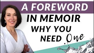 What is a Foreword in a Memoir Why You Should Write A Foreword For Your Memoir [upl. by Kannav245]