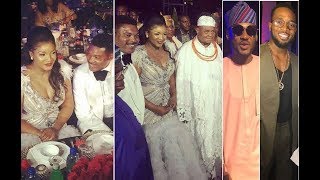 Omotola 40th BirthdayEsama of Benin kingdom Dangote Amaju Pinnick amp Others [upl. by Trumaine]